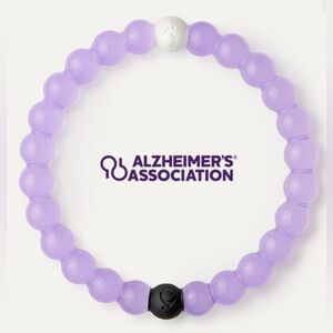 LOKAI Medium Translucent Lavender Alzheimer’s Association Cause Bracelet Boho